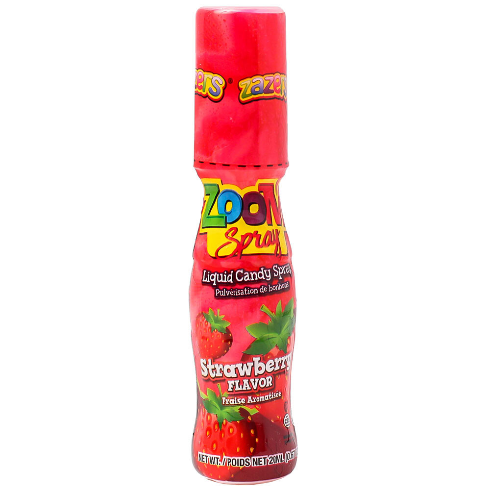 ストロベリーシュガー Zazers Zoom Spray Strawberry, 0.67 Oz | Landau's - Kosher Grocery
