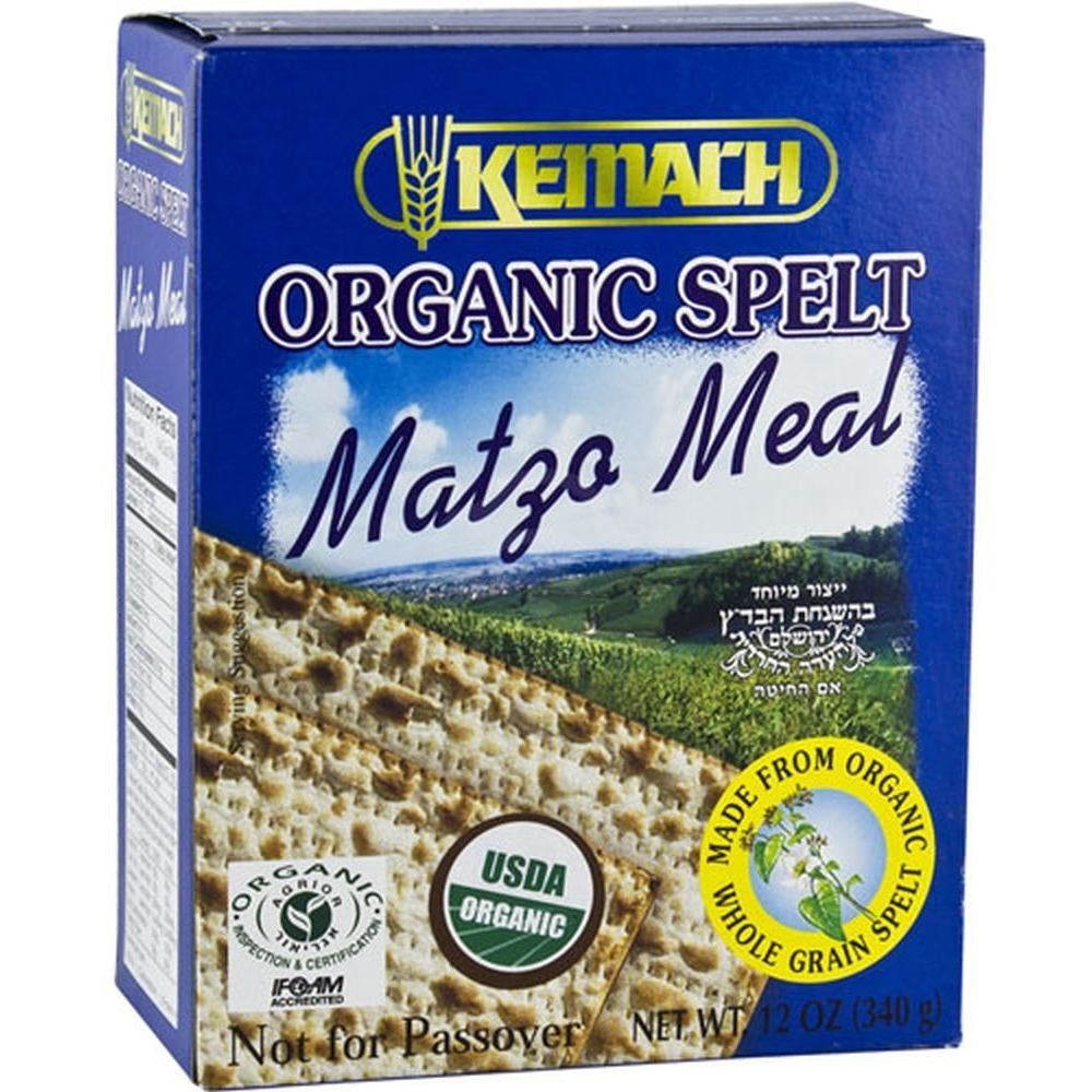 Kemach Organic Spelt Matza Meal, 12 Oz | Landau's - Kosher Grocery
